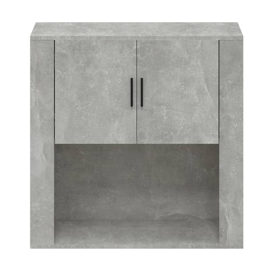 Sarnia Wall Storage Cabinet With 2 Doors In Concrete Effect