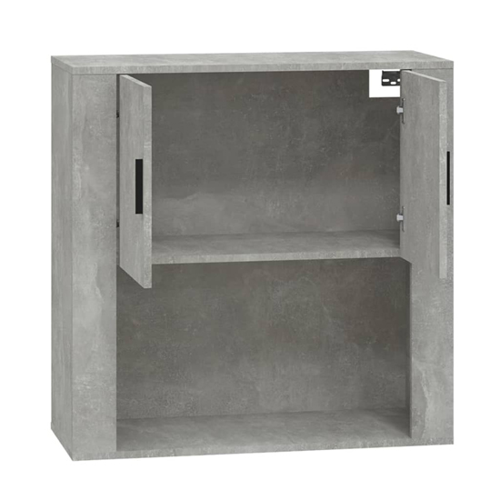 Sarnia Wall Storage Cabinet With 2 Doors In Concrete Effect