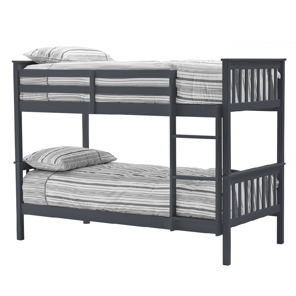 Read more about Sarnia wooden children bunk bed in grey