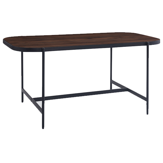 Read more about Sarnia wooden dining table rectangular in dark walnut