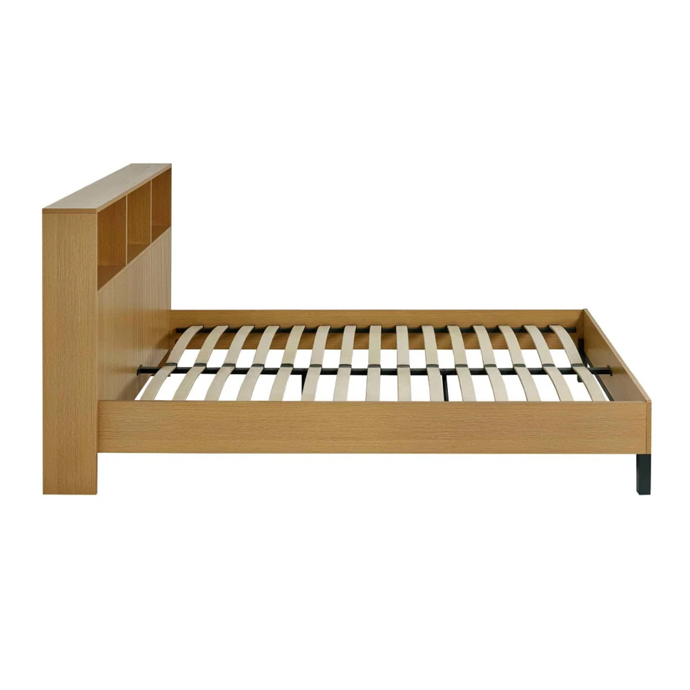 Sarnia Wooden Double Bed in Light Oak