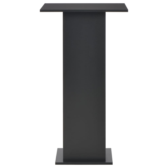 Sasha Square Wooden Bar Table In Black