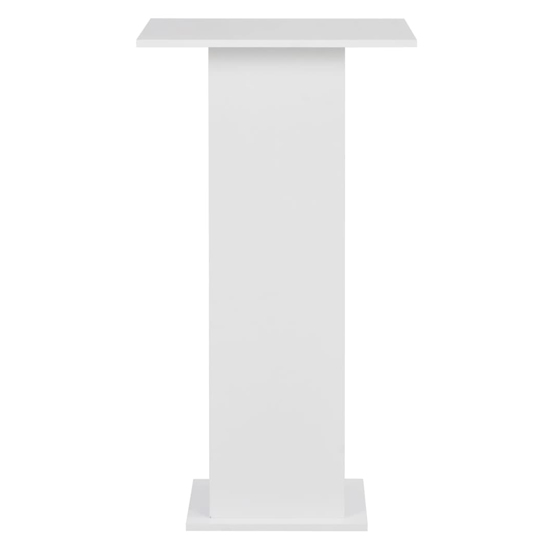 Sasha Square Wooden Bar Table In White
