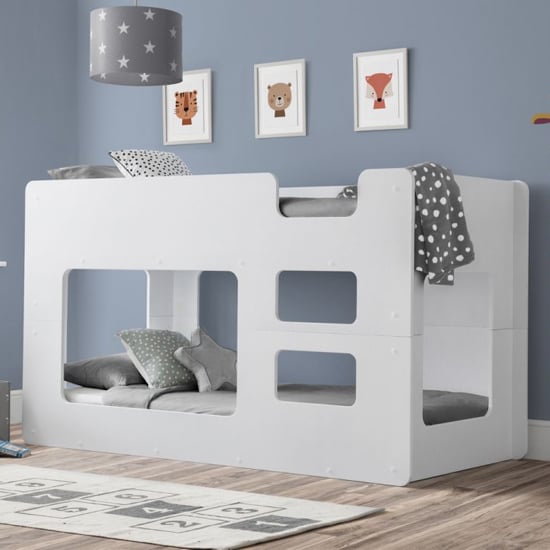 Saskatoon Wooden Pod Bunk Bed In White FiF