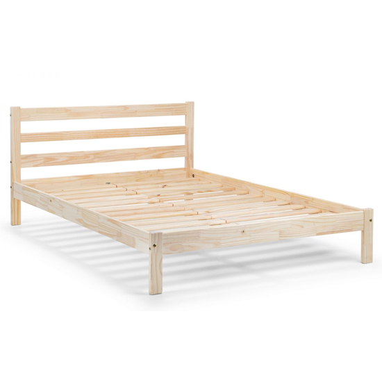 Sassnitz Wooden Single Bed In Unfinished Pine_3