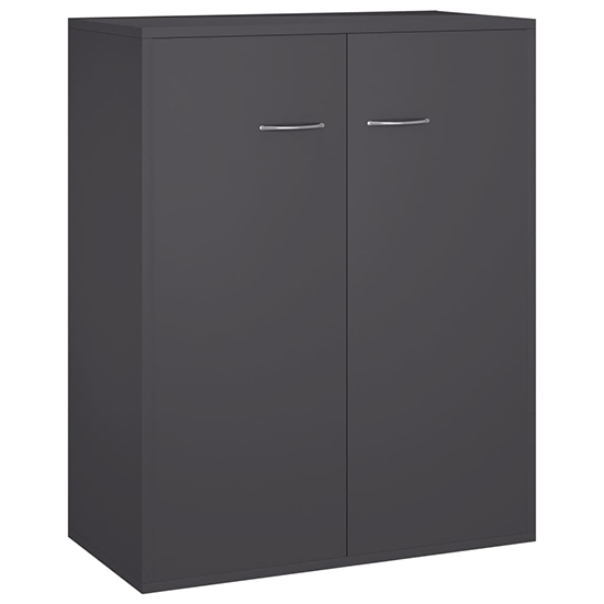 Sassy Wooden Sideboard With 2 Doors In Grey_3