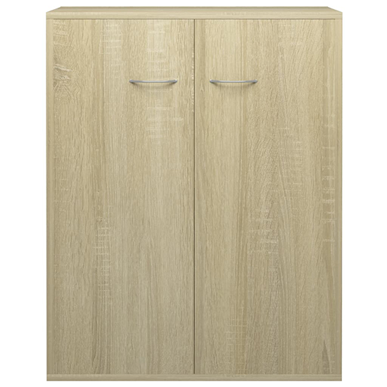 Sassy Wooden Sideboard With 2 Doors In Sonoma Oak