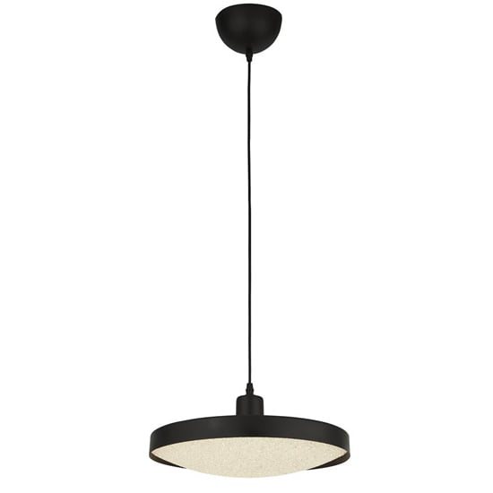 Read more about Saucer led crystal sand diffuser ceiling pendant light in black