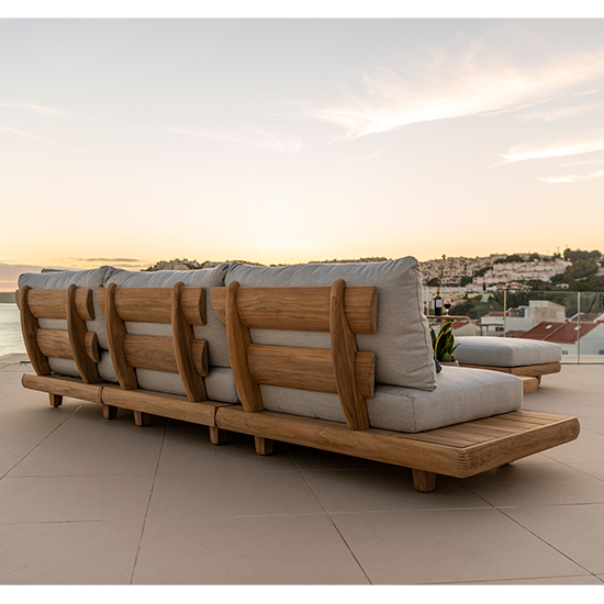 Cosmo Outdoor Corner Lounge Setting - Grey main image 1