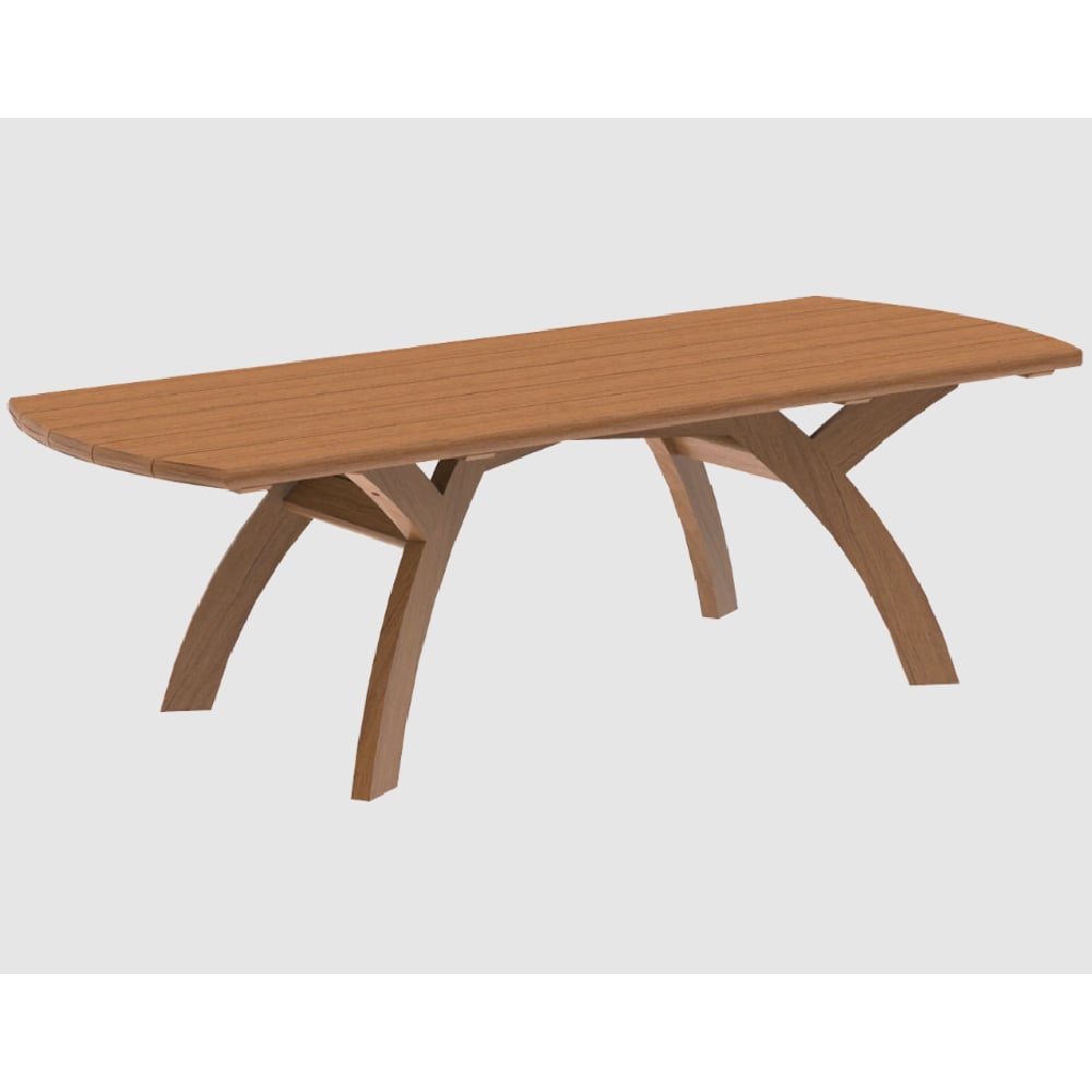 Product photograph of Sauchie Small Wooden Garden Dining Table In Natural from Furniture in Fashion