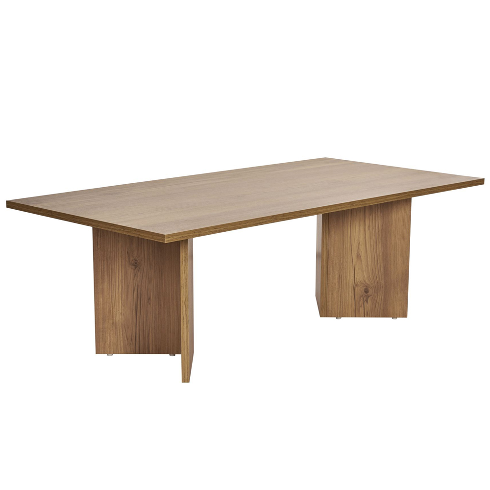 Savella Rectangular Wooden Coffee Table in Oak