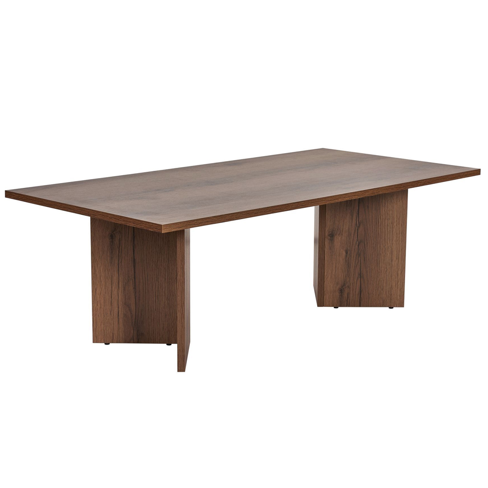 Savella Rectangular Wooden Coffee Table in VNT Walnut