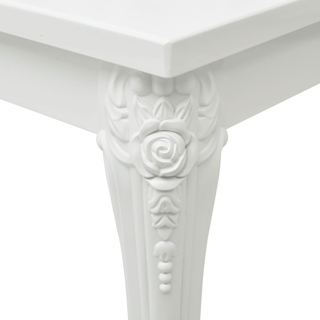 Savva Medium High Gloss Coffee Table In White_4