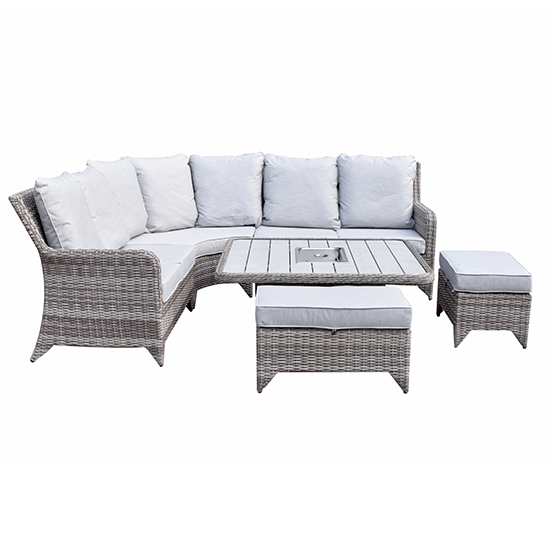 Savvy Corner Weave Lounge Dining Set With Lift Table In Grey_3