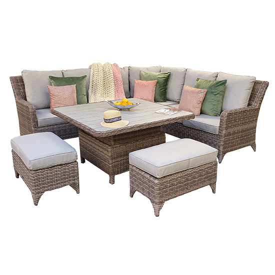 Savvy Corner Weave Lounge Dining Set With Lift Table In Natural_2