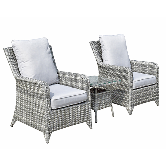 Savvy Weave 3 Piece High Back Lounge Set With Table In Grey_3