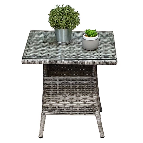 Savvy Weave 3 Piece High Back Lounge Set With Table In Grey_6