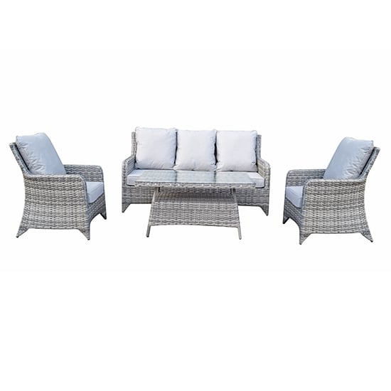 Savvy Weave 5 Seater Sofa Set With High Coffee Table In Natural_1
