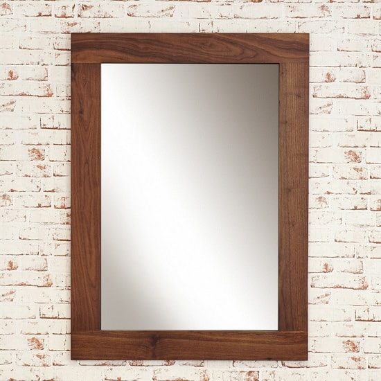 Sayan Wooden Wall Mirror Rectangular In Walnut_3