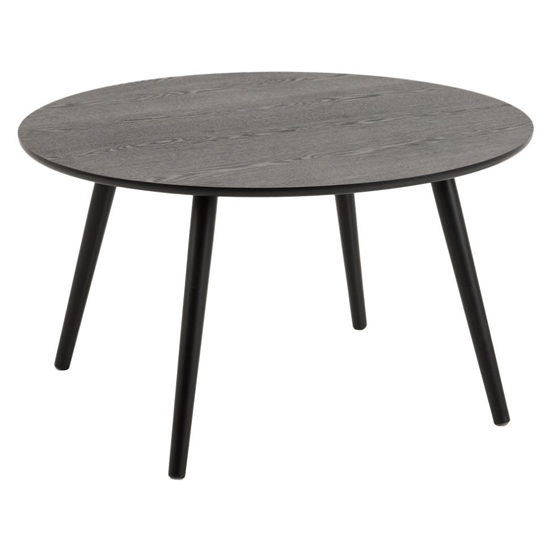 Product photograph of Sayreville Round Wooden Coffee Table In Ash Oak from Furniture in Fashion