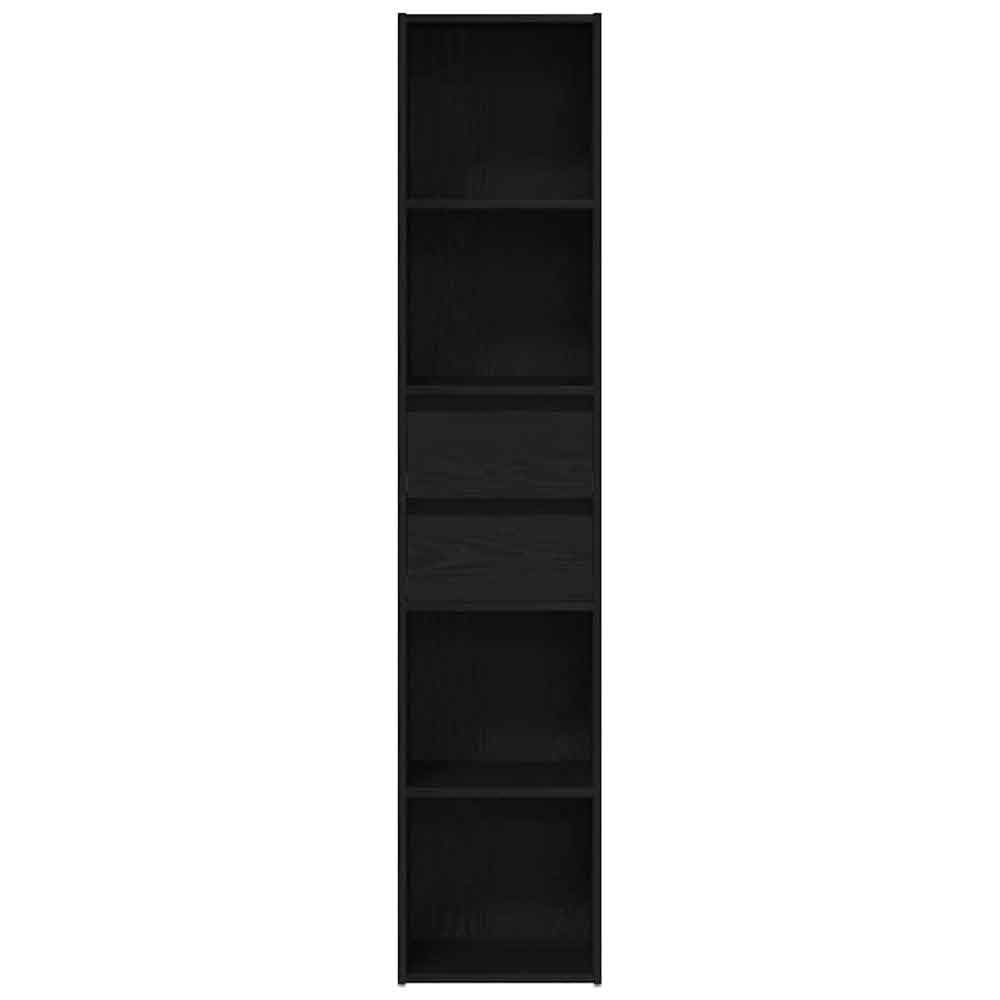 Sayreville Wooden Bathroom Cabinet With 2 Drawers - Black Oak