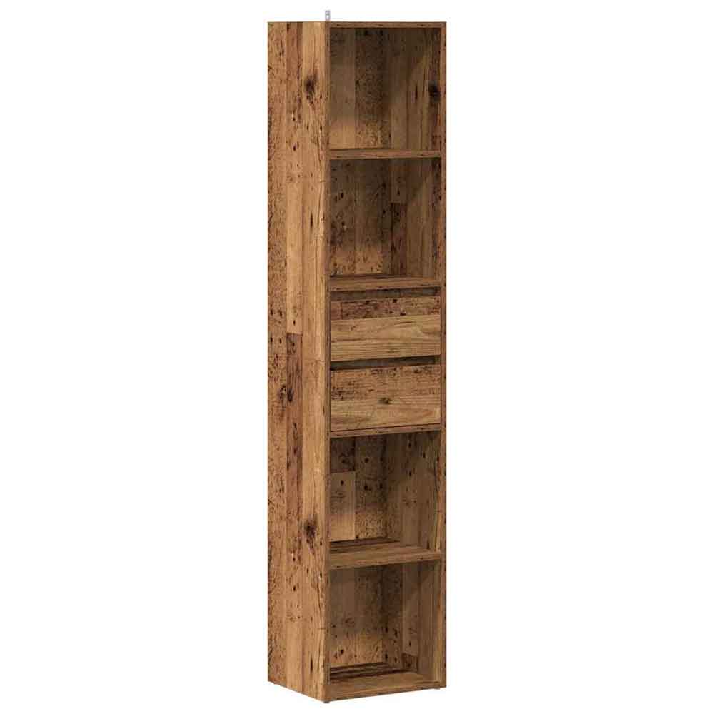 Sayreville Wooden Bathroom Cabinet With 2 Drawers - Brown