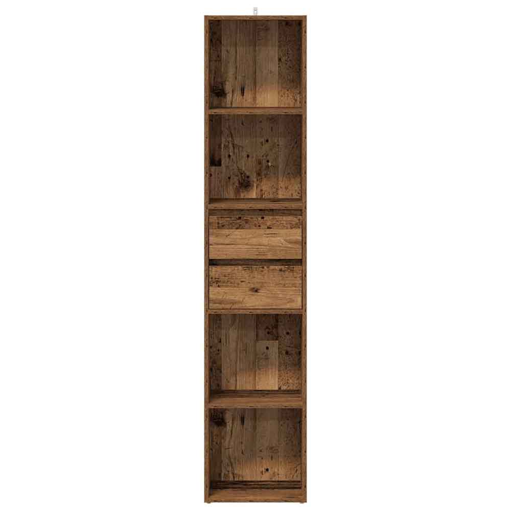 Sayreville Wooden Bathroom Cabinet With 2 Drawers - Brown