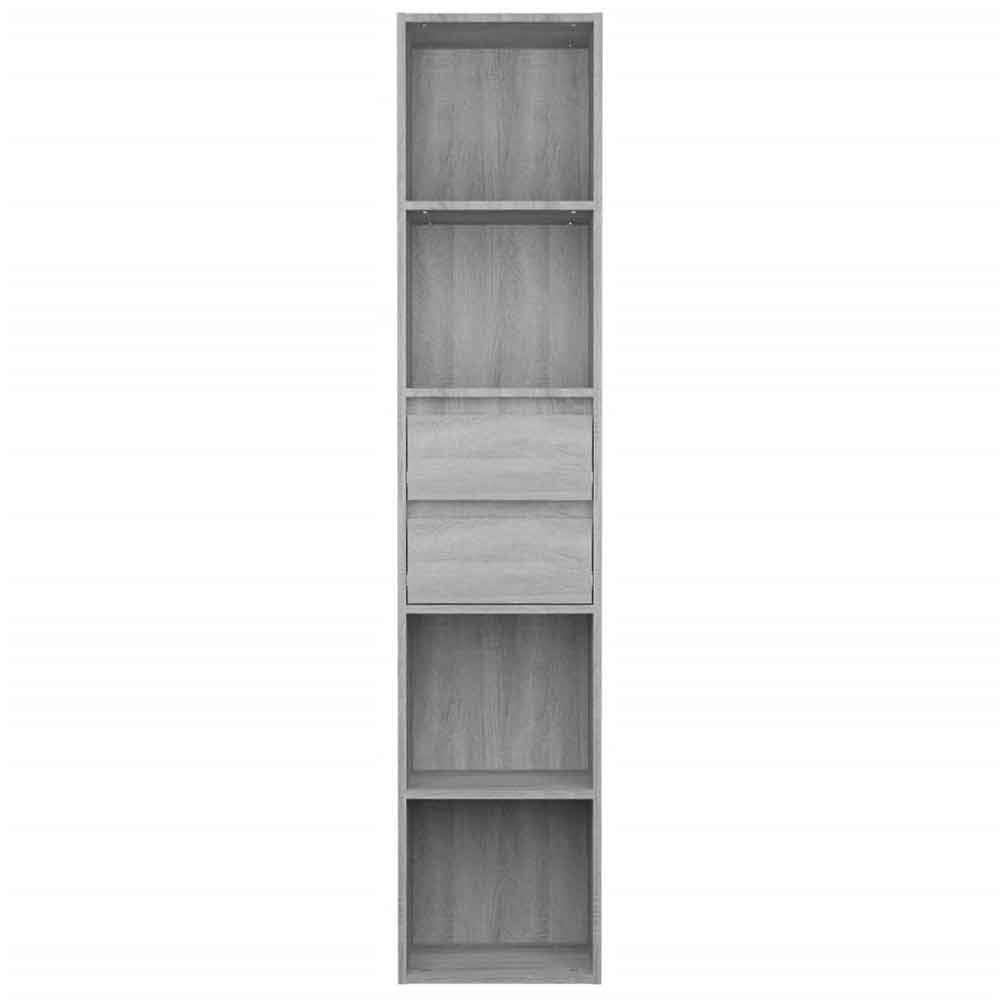 Sayreville Wooden Bathroom Cabinet With 2 Drawers - Grey Sonoma