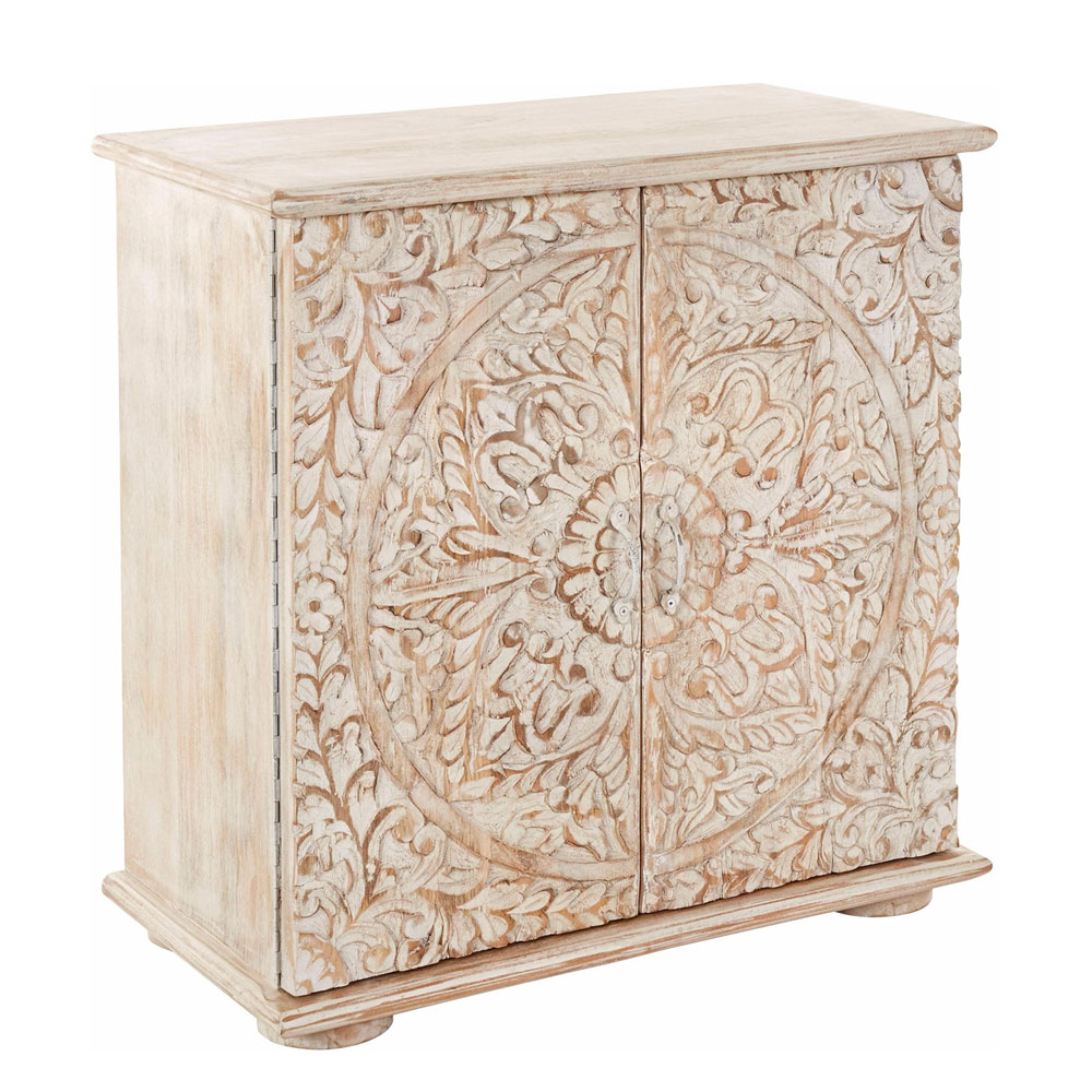 Sazaro Mangifera Storage Cabinet in Brown