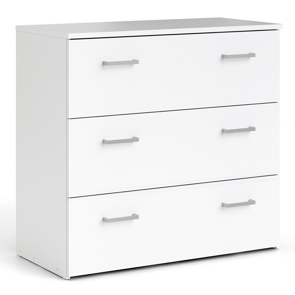 Scalia Wooden Furniture Set With 2 Doors Wardrobe In White