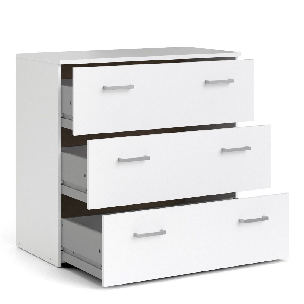 Scalia Wooden Furniture Set With 2 Doors Wardrobe In White