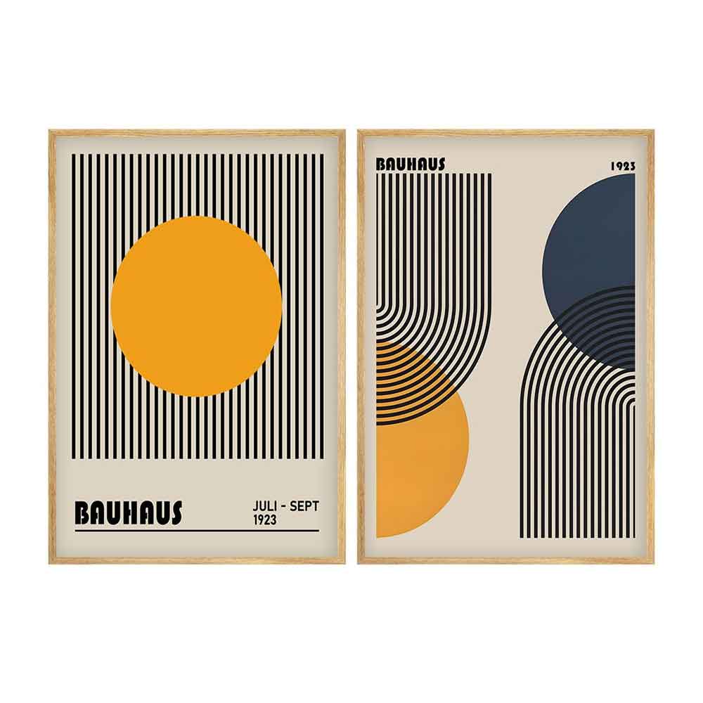 Scandinavian Wooden 30x40cm Wall Frame in Multicolour