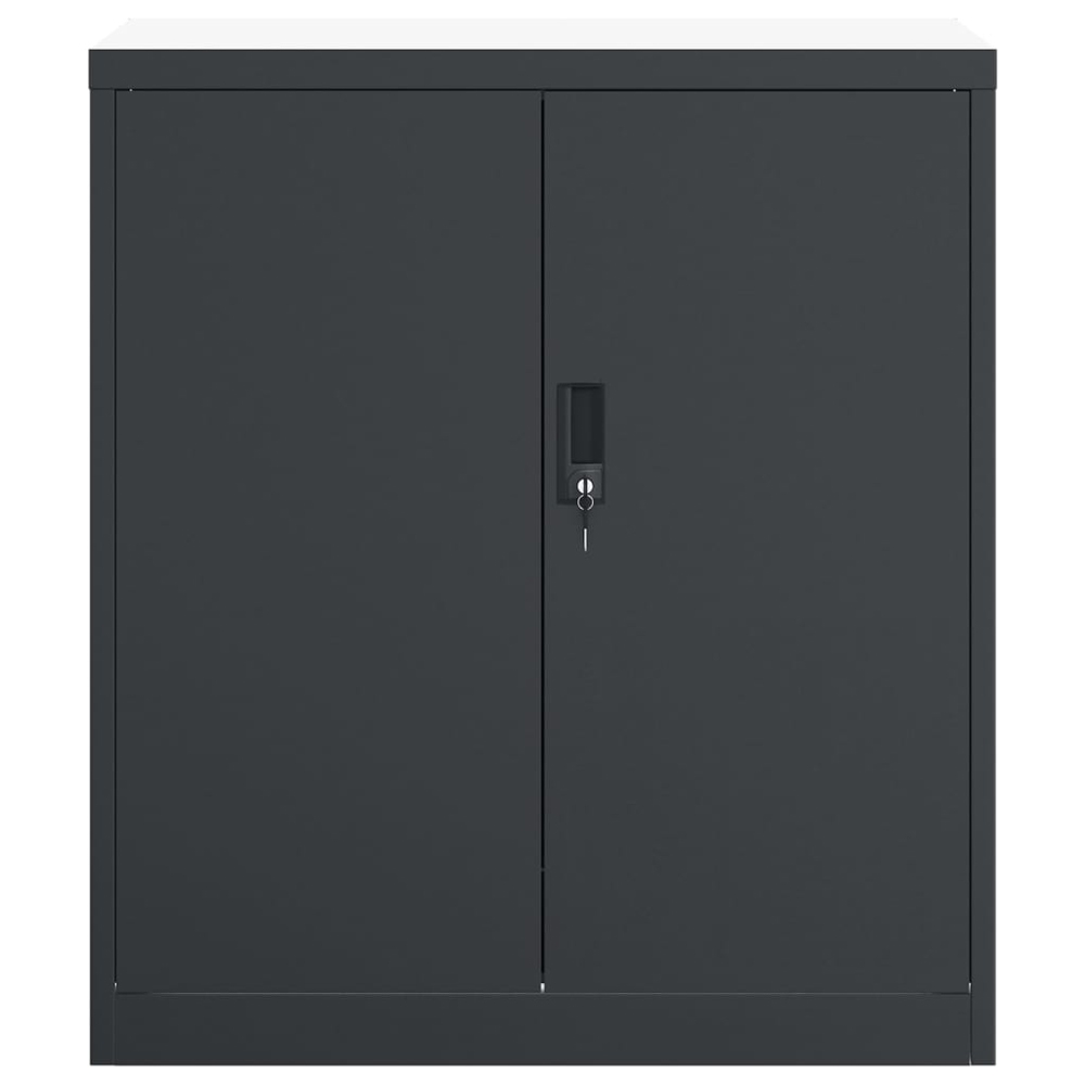 Schriever Steel Office Filing Cabinet In Anthracite