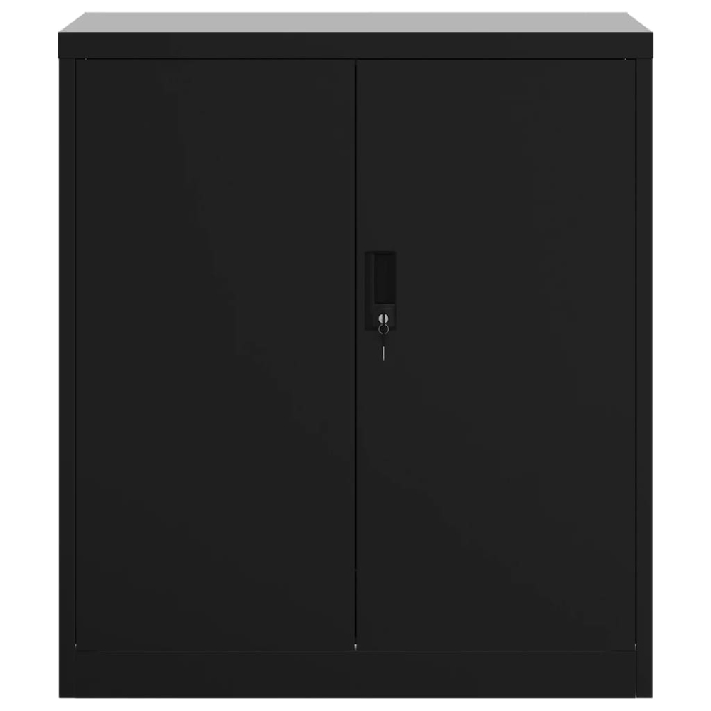 Schriever Steel Office Filing Cabinet In Black
