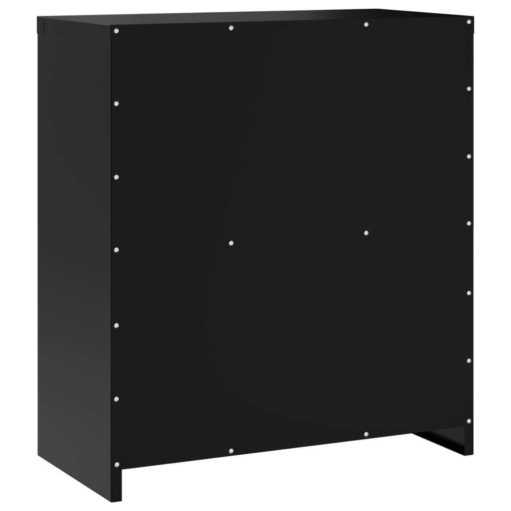 Schriever Steel Office Filing Cabinet In Black