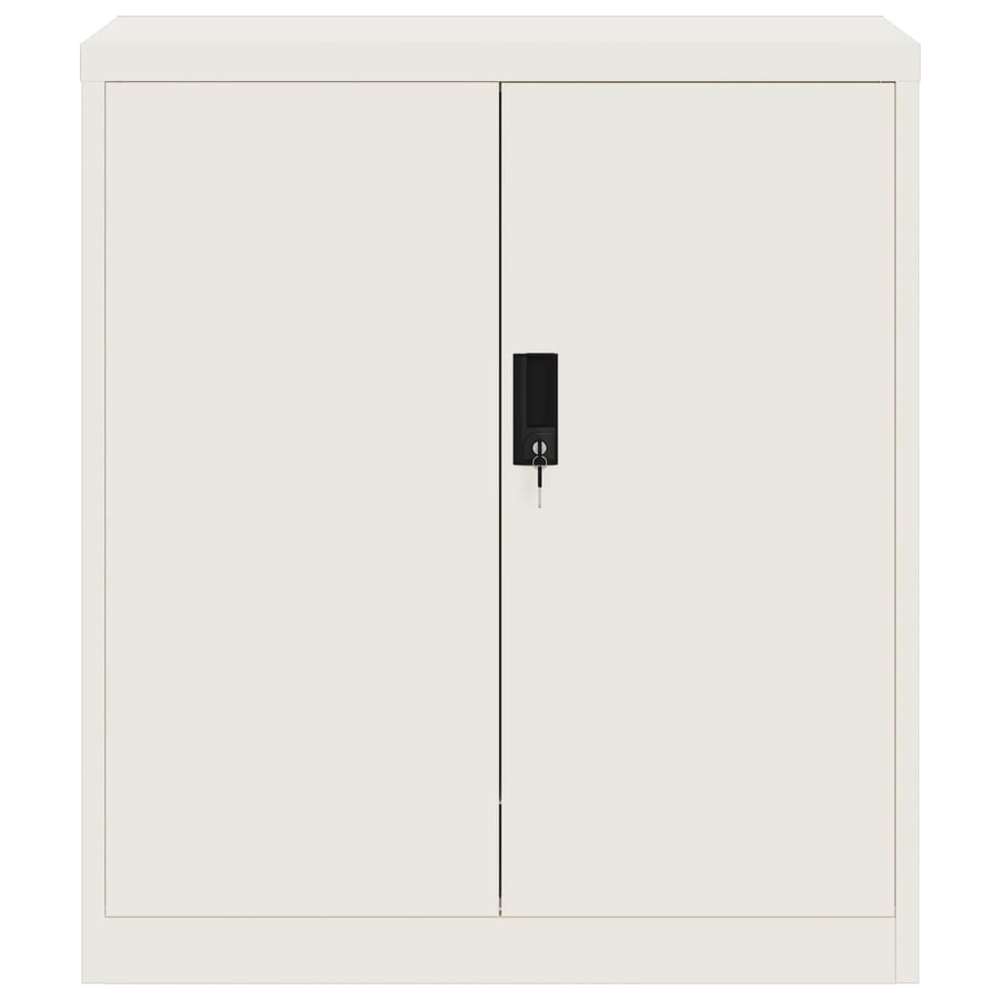 Schriever Steel Office Filing Cabinet In White