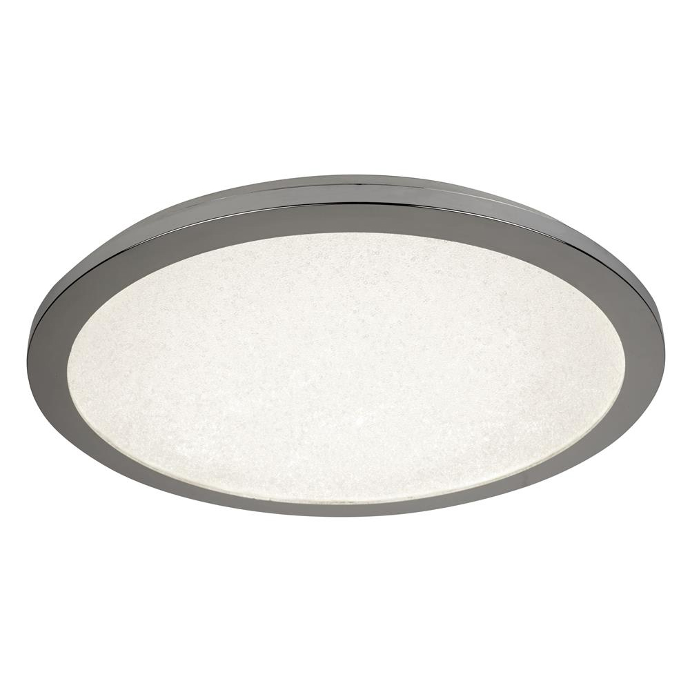 Read more about Scilly led flush light large in chrome and crystal sand