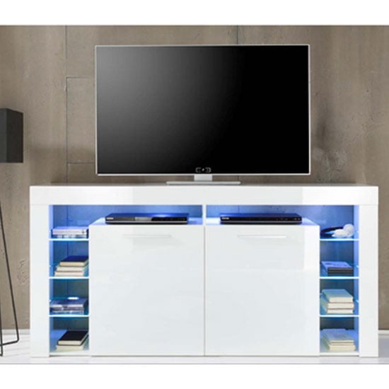 score 1475.870.01 Blue - How To Choose TV Stands With Storage For Flat Screens And Decorate The Room