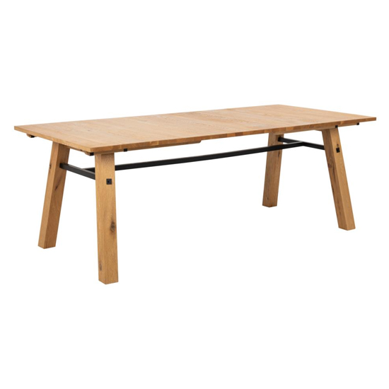 Read more about Scottsdale rectangular 210cm wooden dining table in wild oak