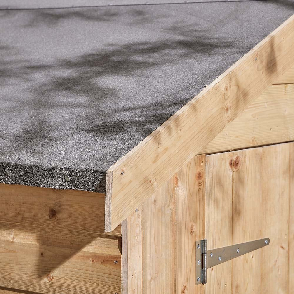 Schijndel Large Wooden Garden Apex Shed With 1 Door In Natural