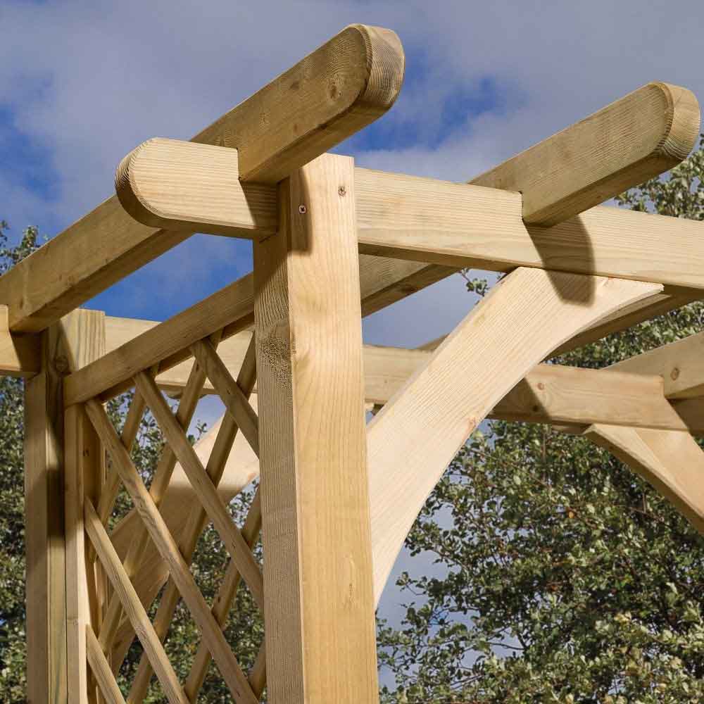 Sculpta Garden Wooden Arch In Natural