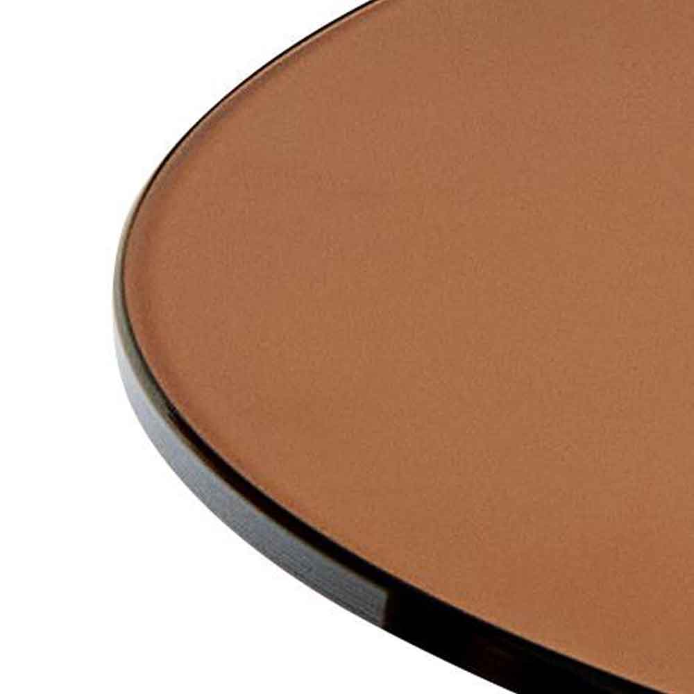 Seattle Small Tempered Glass Top Coffee Table - Brown