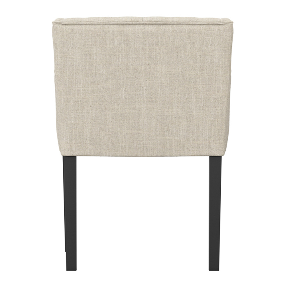 Seattle Stone Fabric Dining Chairs - Pair