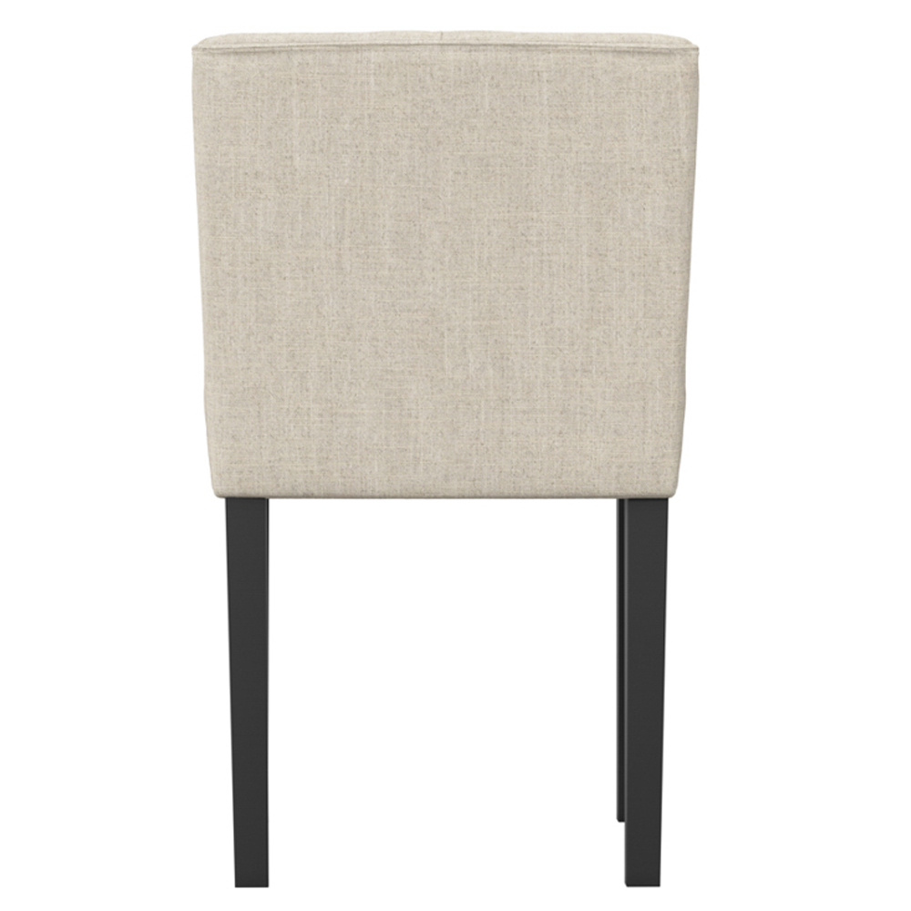 Seattle Stone Fabric Dining Chairs Without Arms - Pair