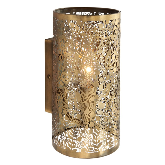 Secret Garden Wall Light In Antique Brass