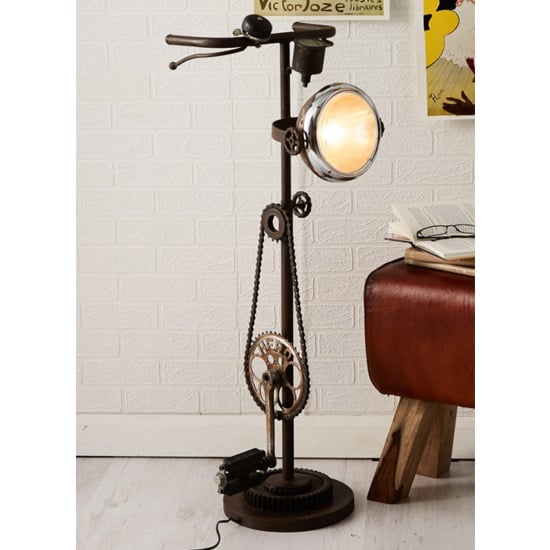 Secundus Cycle Chain Stand Floor Lamp_1