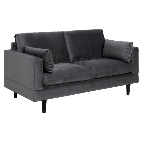 Read more about Sedgewick fabric upholstered 2 seater sofa in dark grey