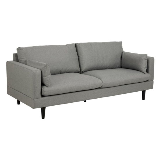 Read more about Sedgewick fabric upholstered 3 seater sofa in light grey