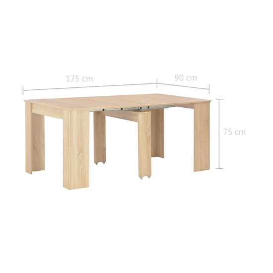 Seeley Extending Wooden Dining Table In Sonoma Oak_6