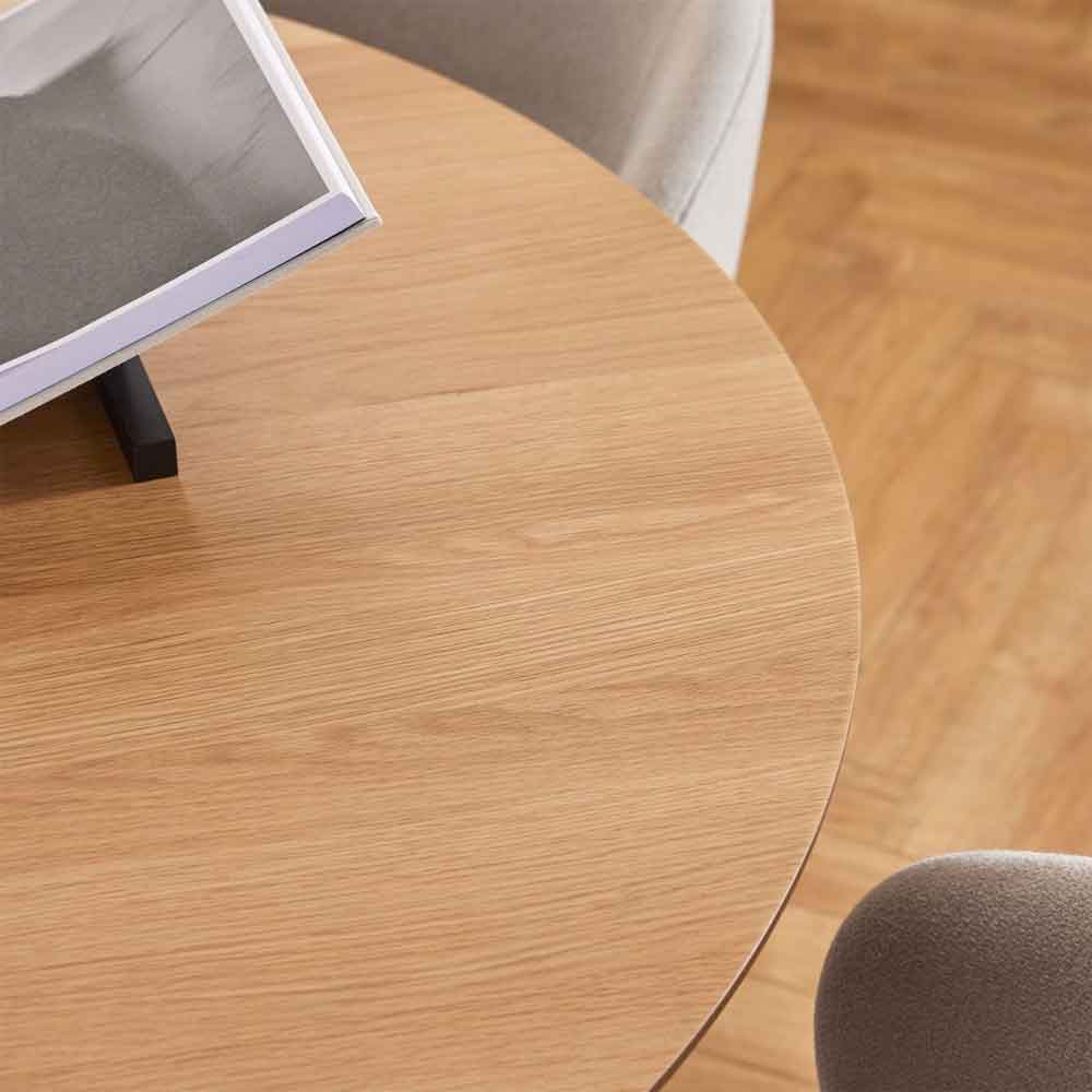 Seguin Oak Wooden Dining Table With 4 Dallas Green Chairs In Black